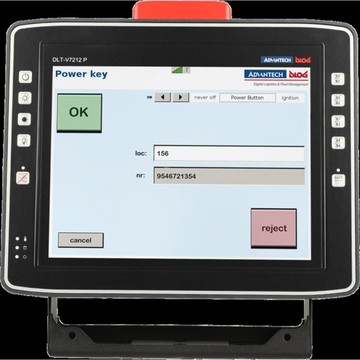 Advantech DLV72107JC1CA101-R Fahrzeugmontage-Terminals