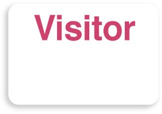 Tarjetas Brady BRADY-VISITOR-BADGES-LITE