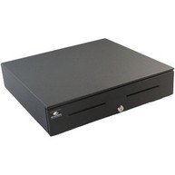 Apg, Series 4000, Cash Drawer, Ethernet Interface, 18-X16, 5 Bill 5 Coin, Coin Roll Storage, Black image