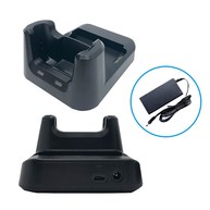 HT330 1-slot USB cradle with spare battery slot. C image