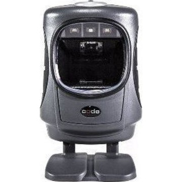 Code Barcode Scanner CR5000, 2D Presentation Scanner, RS232, dark gray. Includes: 8 ft Coiled RS232 Cable, US power supply
