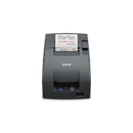 image Imprimante à impact Epson TM-U220II pour cuisine et reçus, matrice à points, coupeuse automatique, Ethernet, deux couleurs, gris foncé