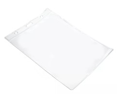 A6 Vinyl Visitor Pass Holders - Portrait (Pack of 100) image
