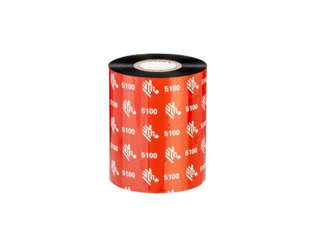 Zebra 05100BK11045 Premium Resin Ribbons 5100 110mm x 450m
