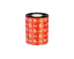 Zebra 05100BK11045 Premium Resin Ribbons 5100 110mm x 450m image