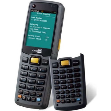 CIPHERLAB, 8600, MOBILE COMPUTER, 2D IMAGER, 16MB, GPS, 29 KEYS, BLUETOOTH, WIFI, 1100MAH, ADAPTER WITH US PLUG, SNAP ON USB CABLE