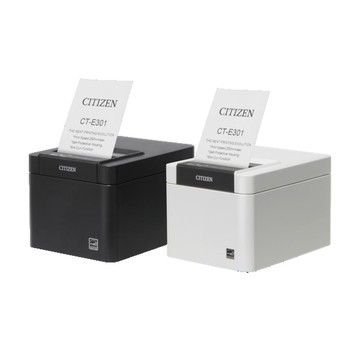Citizen CT-E301 Thermal Receipt Printer 4", Triple Interface, 250mm/s, IP32, Top Paper Output, Drop-in
