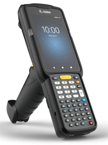 Zebra MC3300ax Gun Mobile Computer, Long Range, Wi-Fi 6, 2D Imager SE485x, 4.0" Display, 47-Key, Extended Capacity Battery