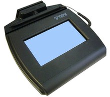 TOPAZ, SIGLITE LCD 4X3 (HID USB BACKLIT) WITH 3-TRACK MSR READER, WITH SOFTWARE, NON-CANCELABLE, NON-RETURNABLE image