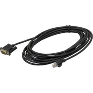 RS232, DB9 male, 5.0m, straight, black, for Honeywell Stratos 2400