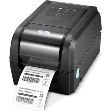 Imprimante d'étiquettes de bureau TSC TX200, 203dpi, 200mm/s, LCD, USB+RS-232+Ethernet, RTC, Découpeur