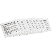 EVOLIS, PRIMACY PRINTER CONSUMABLES, DUSTCLEAN KIT (FOR CLEANING ROLLERS) 40 PRE-SATURATED LINT-FREE CLEANING CLOTHS (INDIVIDUAL FOIL POUCHES) image