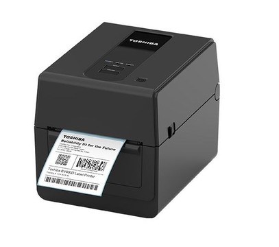 Toshiba BV420D Barcode-Drucker, 203dpi, USB 2.0, Ethernet 10/100Base-T, Schwarz