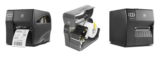 image Imprimante industrielle Zebra ZT220 4.09in/104mm, 203 dpi, Série/USB/10/100 Ethernet, Transfert thermique, Barrette de déchirement