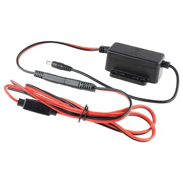 RAM Hardwire Charger 10-32VDC In 12VDC Out with DC plug & DC Input Wire Harness