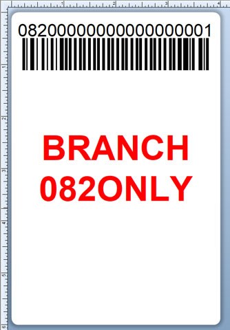 BCI DEXTER-4X6-LPN-082 Barcode Label
