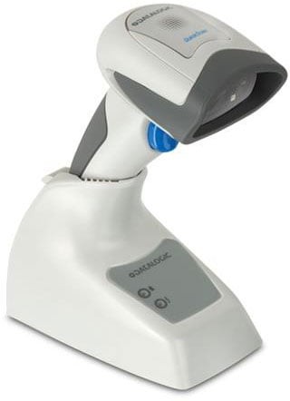 Datalogic QuickScan QBT2131 Barcode Scanner, Bluetooth, 1D, Linear Imager, Handheld, IP42, White