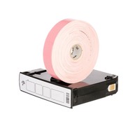 Zebra Z-Band Fun Wristband Cartridge, Pink, 1" x 10", Direct Thermal, Polypropylene, 350/Cartridge, Tamper-Evident image