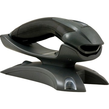 Escáner de código de barras portátil Honeywell Voyager 1202g sin batería, 10m, láser de línea única (1D), supercapacitador, 100 escaneos