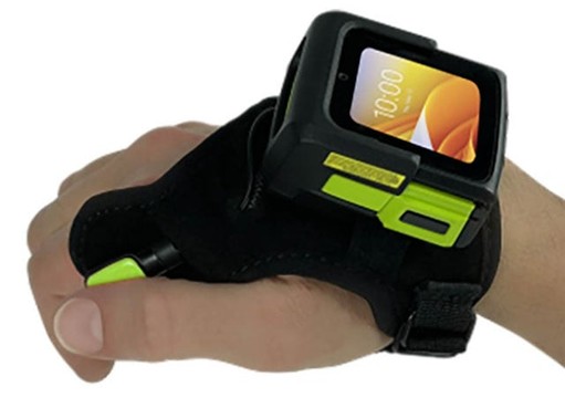 Zebra WS50 Wearable Computer, Back of Hand Mount, SE4770 Imager, 1300mAh Battery, No Proximity, IP65