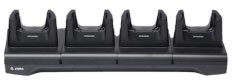 ZEBRA EVM, RFD40/RFD90, 4 DEVICE SLOTS/0 TOASTER SLOTS, CHARGE ONLY CRADLE WITH SUPPORT FOR UNIVERSAL/3RD PARTY. REQUIRES POWER SUPPLY (PWR-BGA12V108W0WW), DC LINE CORD (CBL-DC-382A1-01), AND COUNTRY