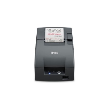 Imprimante de reçus POS Epson TM-U220IID-052 Parallèle, sans coupe-auto, alimentation électrique, noire