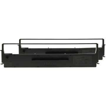 SIDM Black Ribbon Cartridge forr LX-300/+/II, Dualpack
