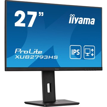 Monitor Iiyama XU2793HS-B5 de 27", Full HD, IPS, 75Hz, 4ms, Negro