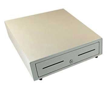 Vasario Cash Drawer (with Media Slots, 320 MultiPRO Interface and 16 Inch x 16 Inch) - Color: White