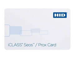 HID 5106PGGMNN iClass Seos + Prox Composite PET/PVC Card - 8K Bytes - Programmed (Pack of 100) image
