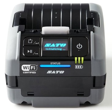 SATO SpeedPrint Mobile 203 Mobile Direct Thermal Label and Receipt Printer 60mm, 203 dpi, 152 mm/s, Linerless, USB 2.0, Bluetooth 3.0, NFC, OLED Display