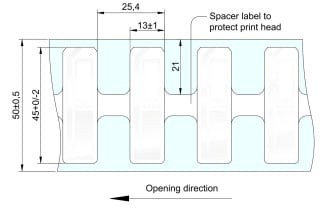 Silverline Micro II RFID Label