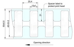 Silverline Micro II RFID Label image