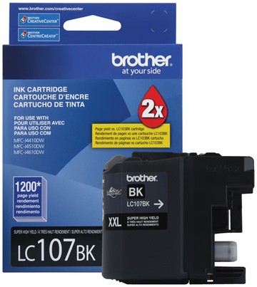Brother LC107BK Inks