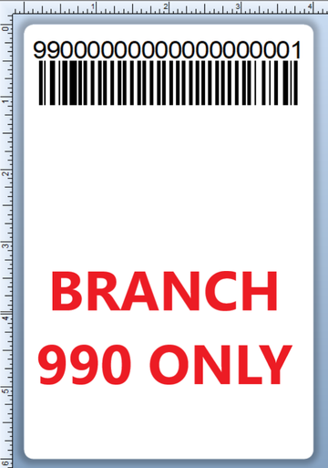 BCI DEXTER-4X6-LPN-990 Barcode Label