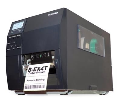 Toshiba B-EX4T1-GS12 Thermal Label Printer 203dpi, 14in/s, Thermal transfer, Near edge head, RFID Ready