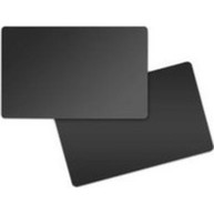Zebra PVC Cards, Food Safe, Black (500 units) image