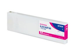 EPSON, TM-C7500, CONSUMABLES, SJIC26P (M), MAGENTA INK CARTRIDGE FOR COLORWORKS TM-C7500, RESTRICTED TO COLORWORKS PARTNERS ONLY image