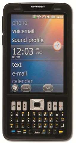 Opticon H22 Main à main 1D Laser, QWERTY, Windows Mobile, Renforcé, 3.7in, 3.2MP