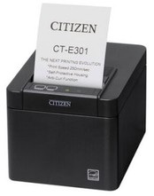 Citizen CT-E301 Barcode Printer Direct Thermal, USB, Desktop, 250mm/s, Black image