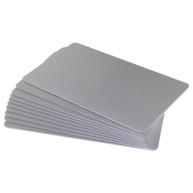 Zebra PVC Cards, Silver Metalic, 500 units image