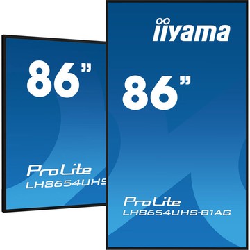 iiyama ProLite LH8654UHS-B1AG, 217.4 cm (85.6''), black