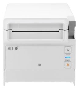 Seiko Instruments RP-F10 Receipt Printer 590.6 inch/min, 203 dpi, Bluetooth, USB-C, USB host, Cutter, White