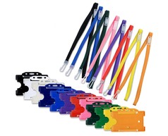 2-3/4'' REMOVABLE BADGE STRAP CLIPS; QUANTITY 500 image