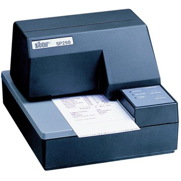 Impresora de recibos Star Micronics SP298, Paralelo bidireccional, Matriz de puntos, Deslizante, Gris