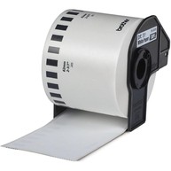 DK22205: Brother DK-22205 Continuous Paper Label Roll, Black on White, 62 mm wide and 30 m long. image