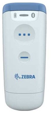 Zebra CS6080-HC Barcode Scanner Cordless, 2D, Healthcare White, Bluetooth 5.0, IP65, Qi Inductive Charging image