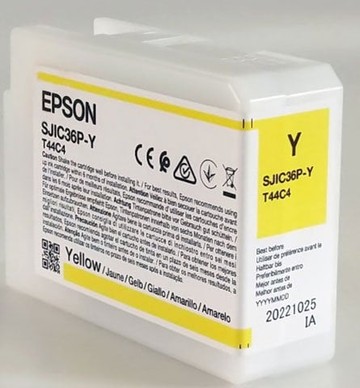 Ink Cartridge Yellow SJIC35P (Y) for Epson ColorWorks C6500/C6000