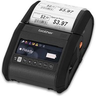 Brother RJ-3230BL Portable Barcode Printer 3" Direct Thermal, Bluetooth, USB Type-C, LCD Display, 127mm/s, Battery image