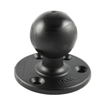RAM Large Round Plate with Ball - D Size, universa